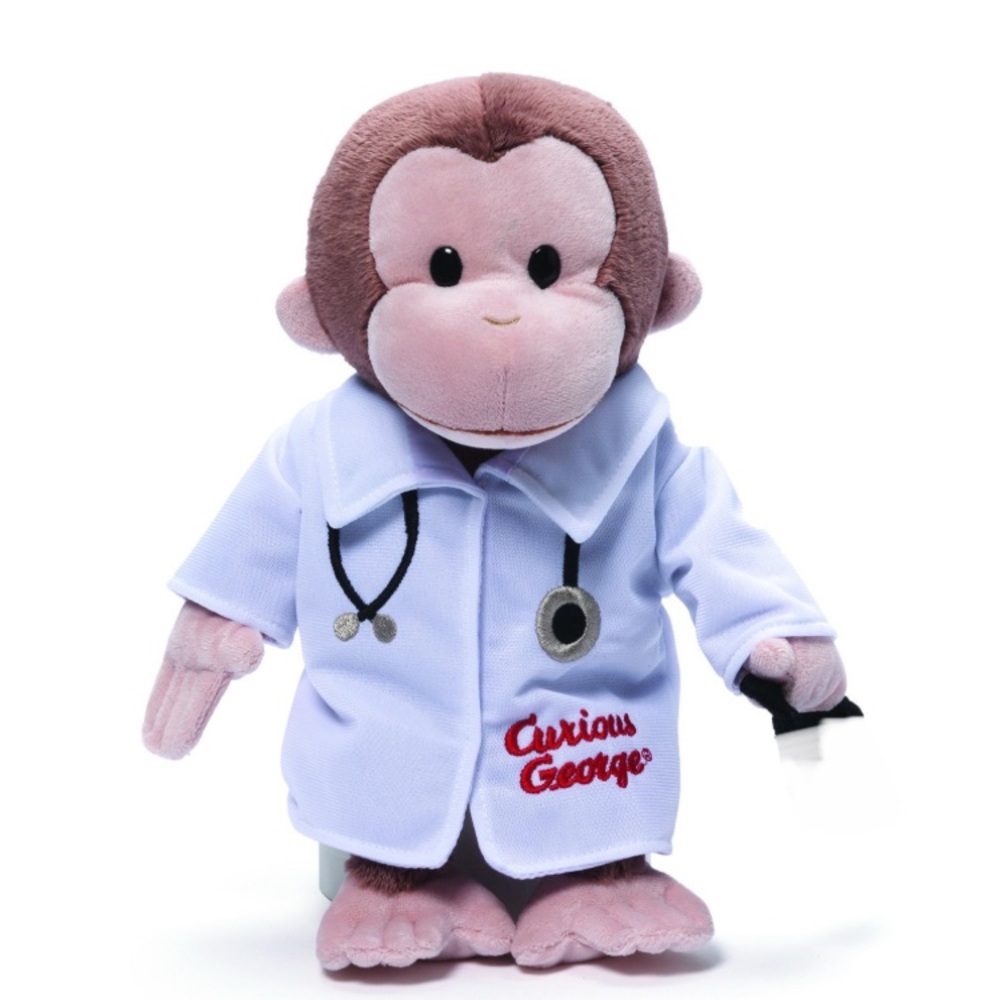 Curious George Doctor Plush Toy